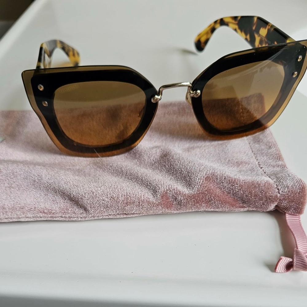 Miu Miu Brown Sunglasses